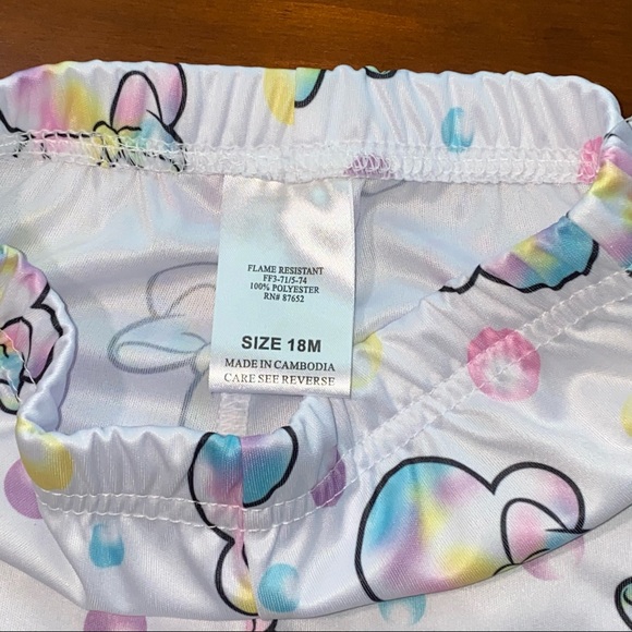 NWT Disney Minnie Mouse Pajamas Size 18 Months - Picture 6 of 10